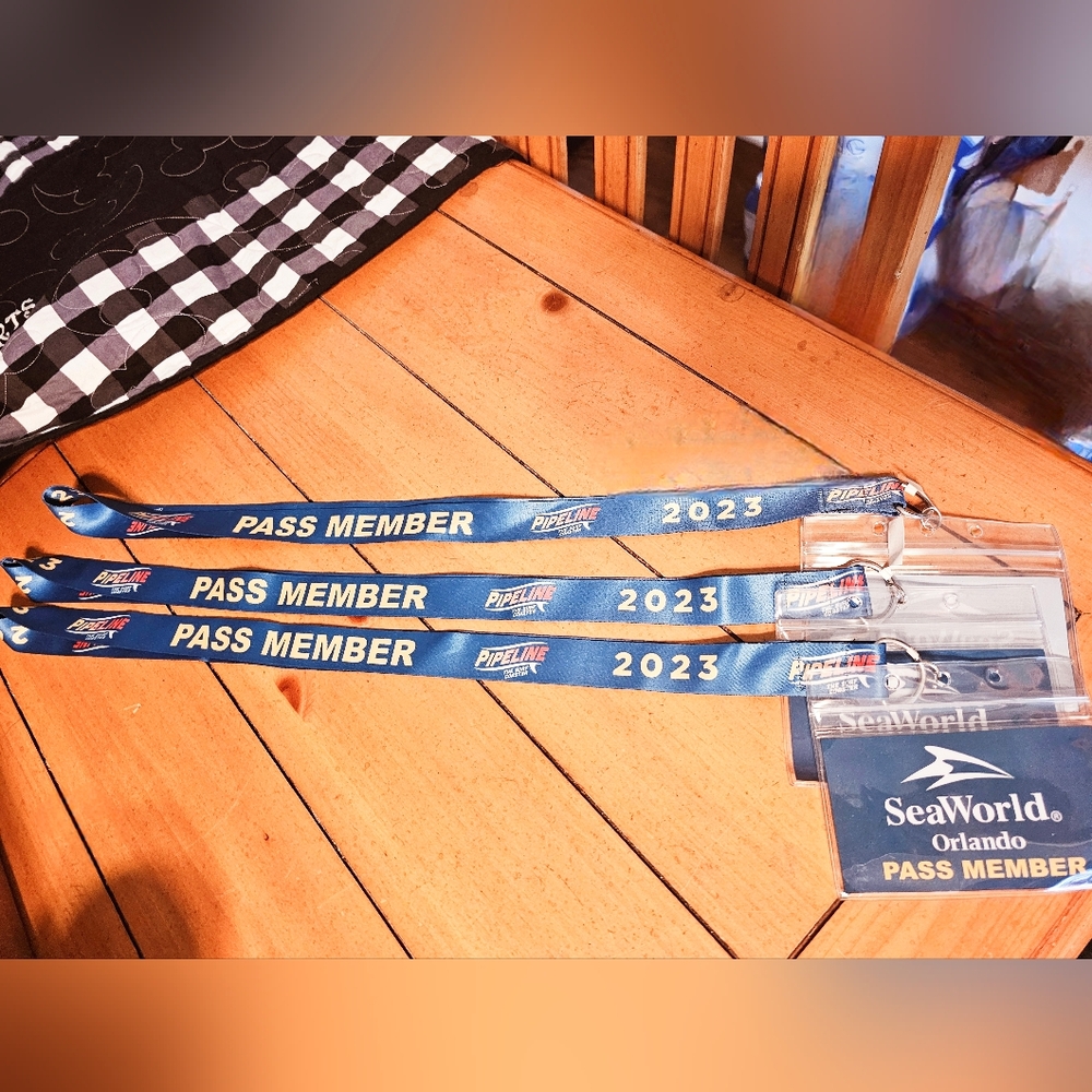 SeaWorld Pass Member Pipeline 2023 Lanyard